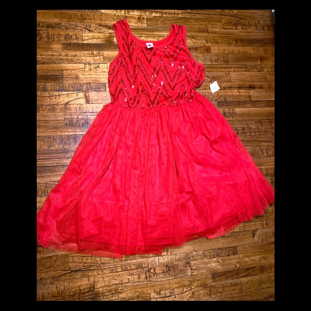 Girls Red dress size 16
